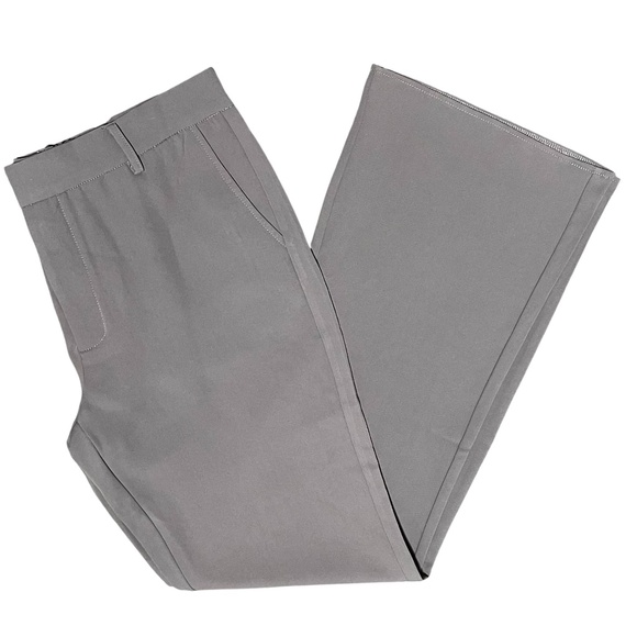 New Area Stars Flare Leg Elastic Waist Trousers Victoria Pant Grey Size Small - Picture 11 of 16